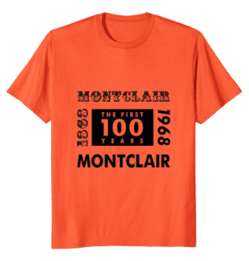 Montclair NJ 1968 Centennial Banner T-Shirt