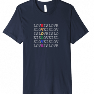 Love is Love EVOLVE LGBTQ Premium T-Shirt